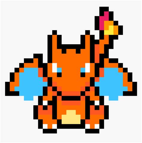 charizard pixel art easy.